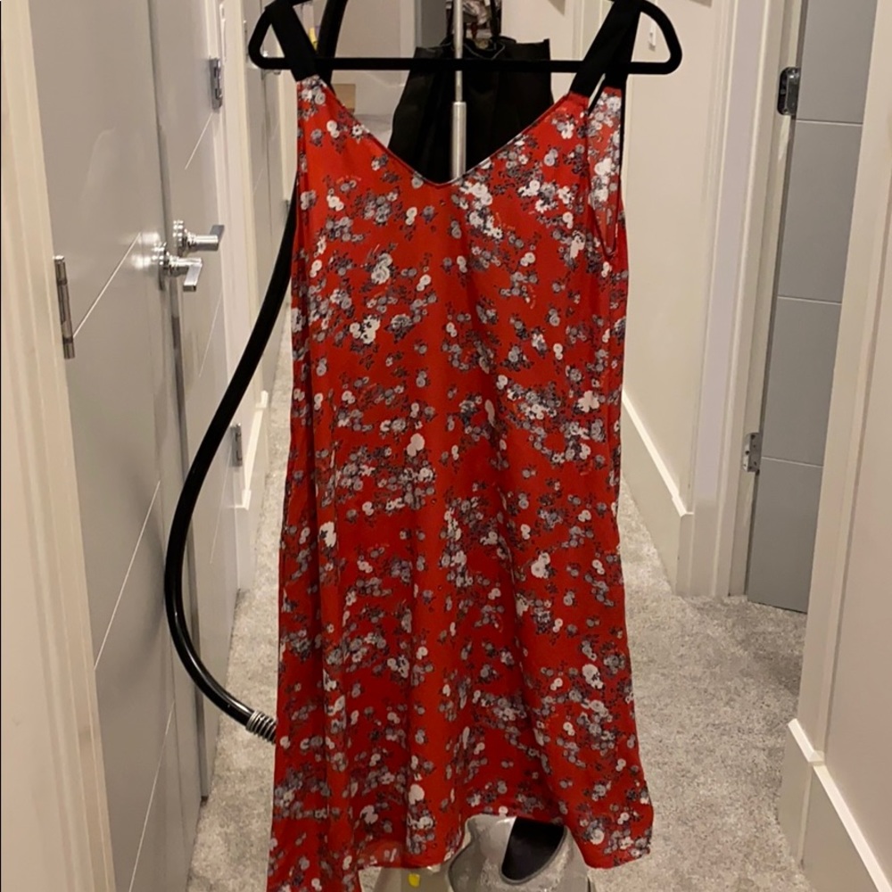 Rag and bone sleeveless red dress